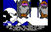 Mickey's Space Adventure for IBM PC/Compatibles - The entrance to an ice castle...