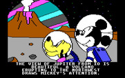 Mickey's Space Adventure for IBM PC/Compatibles - There's a nice view of Jupiter from here...