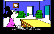 Mickey's Space Adventure for IBM PC/Compatibles - First search the house for some useful items...