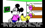 Mickey's Space Adventure for IBM PC/Compatibles - Looks like there's a place to sleep...