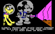 Mickey's Space Adventure for IBM PC/Compatibles - A flashlight comes in handy...