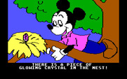 Mickey's Space Adventure for IBM PC/Compatibles - There's a crystal here!