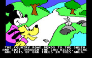 Mickey's Space Adventure for IBM PC/Compatibles - Walking along a country road...
