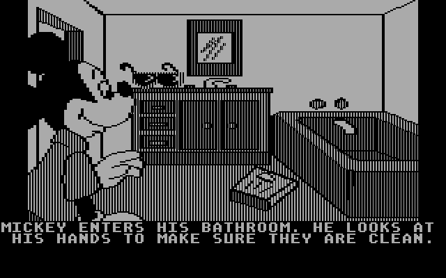 Mickey's Space Adventure IBM PC/Compatibles Screenshot: These sunglasses might be useful later!