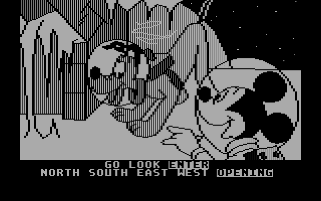 Mickey's Space Adventure IBM PC/Compatibles Screenshot: Looks like another way in!