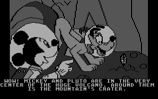 Mickey's Space Adventure IBM PC/Compatibles Screenshot: It's a crystal!