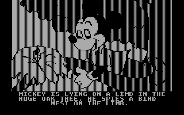 Mickey's Space Adventure IBM PC/Compatibles Screenshot: It's a crystal!