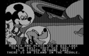 Mickey's Space Adventure for IBM PC/Compatibles - Nice view of Saturn from here!