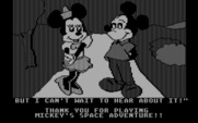 Mickey's Space Adventure for IBM PC/Compatibles - Minnie greets Mickey...