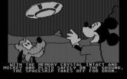 Mickey's Space Adventure for IBM PC/Compatibles - The spaceship takes off...