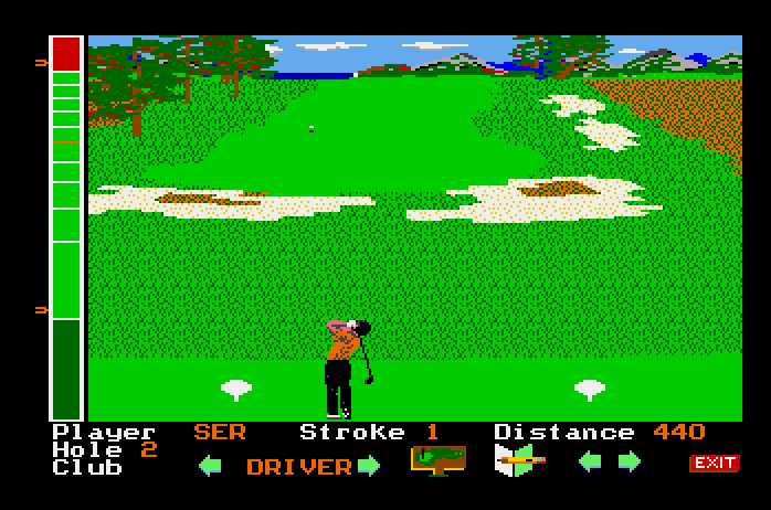 Mean 18 Apple IIgs Screenshot: Nice shot!