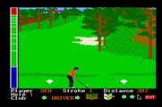 Mean 18 for Apple IIgs - Teeing off.