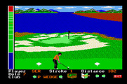 Mean 18 for Apple IIgs - The green is surrounded by sand!