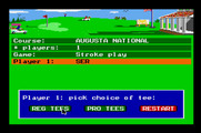 Mean 18 for Apple IIgs - Setting up a new game.
