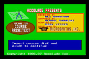 Mean 18 for Apple IIgs - Course architect title screen.