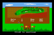 Mean 18 for Apple IIgs - Overhead view of the first hole.