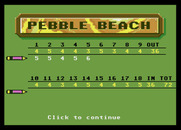 Mean 18 for Atari 7800 - The scorecard.