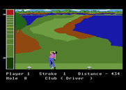 Mean 18 for Atari 7800 - My shot is safe! Not in the fairway, but not in the water...
