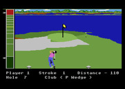 Mean 18 for Atari 7800 - uh oh, hope my ball doesn't go in the water!