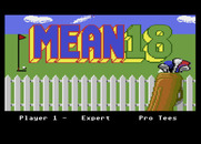 Mean 18 for Atari 7800 - Setting some game options.