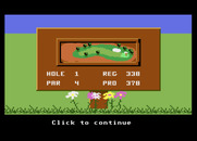 Mean 18 for Atari 7800 - Ready to start the first hole!