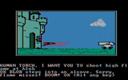Questprobe featuring Human Torch and the Thing for IBM PC/Compatibles - We have a human cannonball!