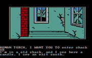 Questprobe featuring Human Torch and the Thing for IBM PC/Compatibles - Inside the shack...