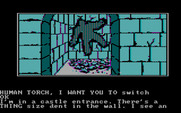 Questprobe featuring Human Torch and the Thing for IBM PC/Compatibles - A crash landing...