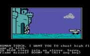 Questprobe featuring Human Torch and the Thing for IBM PC/Compatibles - Trying to get past a giant blob!
