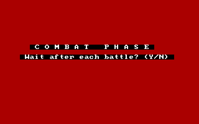 Gulf Strike IBM PC/Compatibles Screenshot: Combat phase!