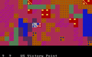 Gulf Strike for IBM PC/Compatibles - The map after the first turn.
