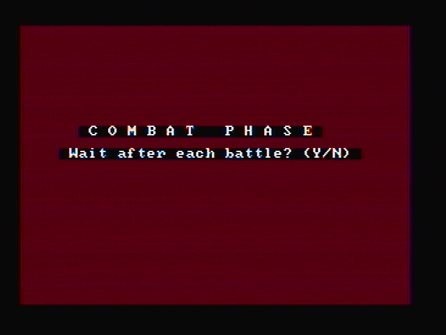 Gulf Strike IBM PC/Compatibles Screenshot: Combat phase begins...
