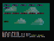 Gulf Strike for IBM PC/Compatibles - Shot down, mission ends!