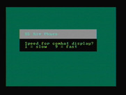 Gulf Strike for IBM PC/Compatibles - Set combat speed options.