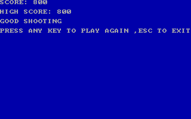Devastator IBM PC/Compatibles Screenshot: Play again?