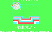 Devastator for IBM PC/Compatibles - The world is destroyed and the screen flashes different colors...game over!