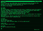 Cutthroats for Amstrad PCW - First, grab a bite of food...