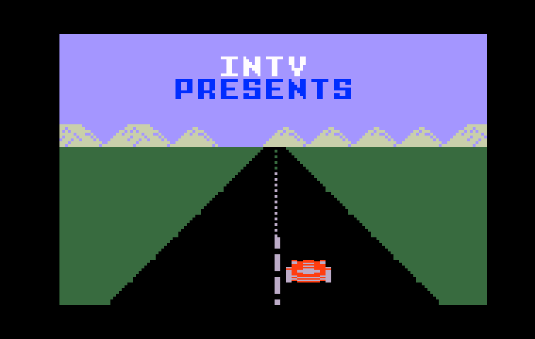 Pole Position Intellivision Screenshot: INTV presents...