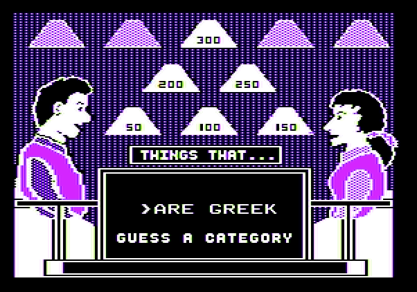 $100,000 Pyramid, The Apple II Screenshot: Ready for the final round?