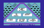 $100,000 Pyramid, The for Commodore 64 - Select a category.
