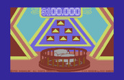 $100,000 Pyramid, The for Commodore 64 - Title screen.