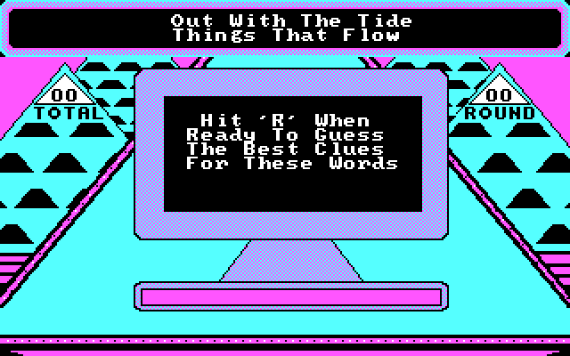 $100,000 Pyramid, The IBM PC/Compatibles Screenshot: Are you ready to guess?