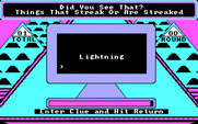$100,000 Pyramid, The for IBM PC/Compatibles - Things that are streaked...