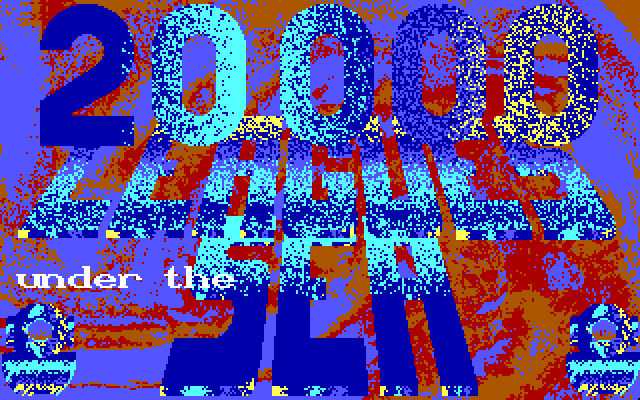 20,000 Leagues Under the Sea IBM PC/Compatibles Screenshot: Title screen.