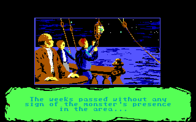 20,000 Leagues Under the Sea IBM PC/Compatibles Screenshot: The story so far...