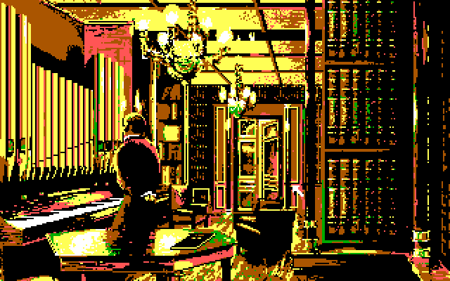 20,000 Leagues Under the Sea IBM PC/Compatibles Screenshot: The captains quarters...
