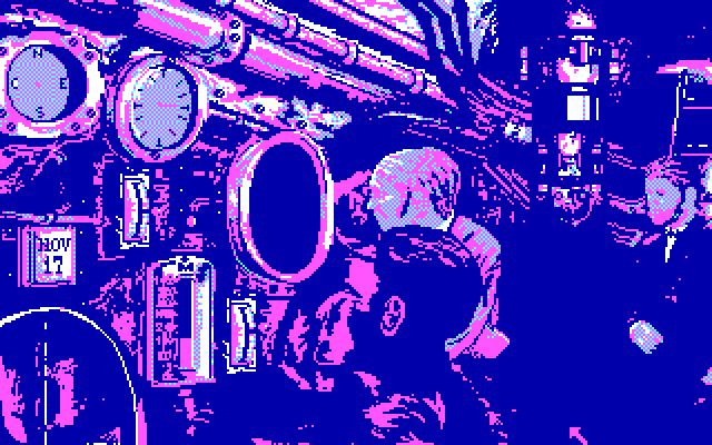 20,000 Leagues Under the Sea IBM PC/Compatibles Screenshot: The engineering room.