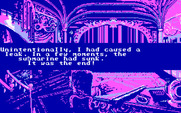 20,000 Leagues Under the Sea for IBM PC/Compatibles - Game over; this is one way to die...