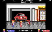 Double Dragon for IBM PC/Compatibles - Game start.