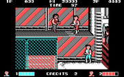 Double Dragon for IBM PC/Compatibles - You can climb and jump over the scenery to advance in the game...